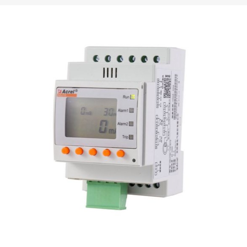 低压配电系统线路漏电流实时监控 安科瑞ASJ10L-LD1A剩余电流继电器带液晶显示可出口海外