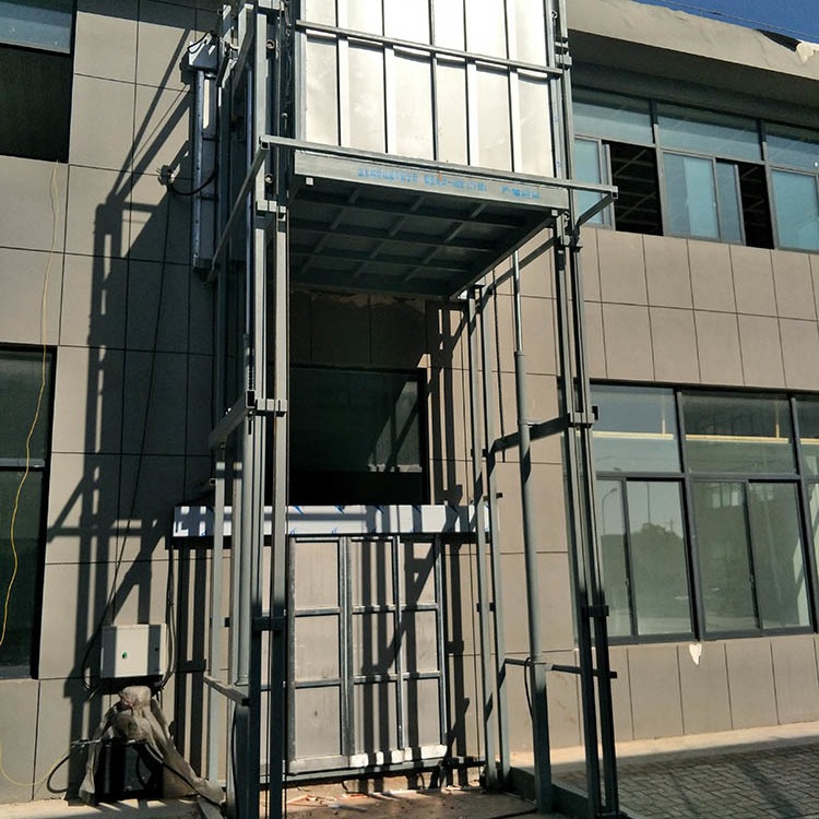 天津市定制液压升降梯 工厂载货平台 单轨升降货梯