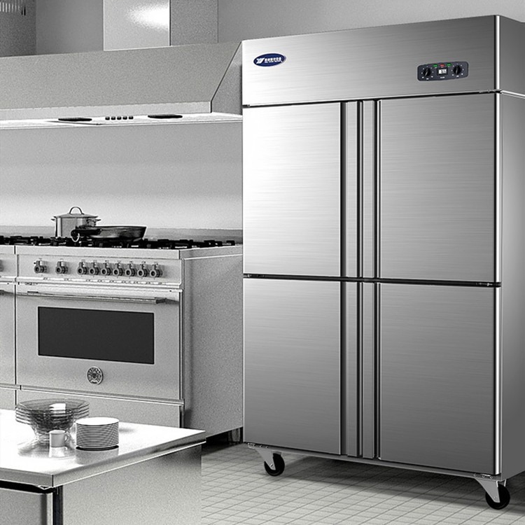 银都商用冰箱 BBL0541四门单机单温冰箱 厨房冷藏冰箱