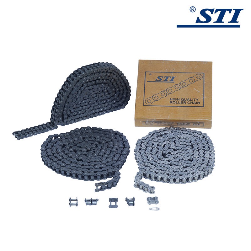 STI碳钢材质链条耐高温传动滚子链RC100-1R 短节距耐磨链条厂家直销