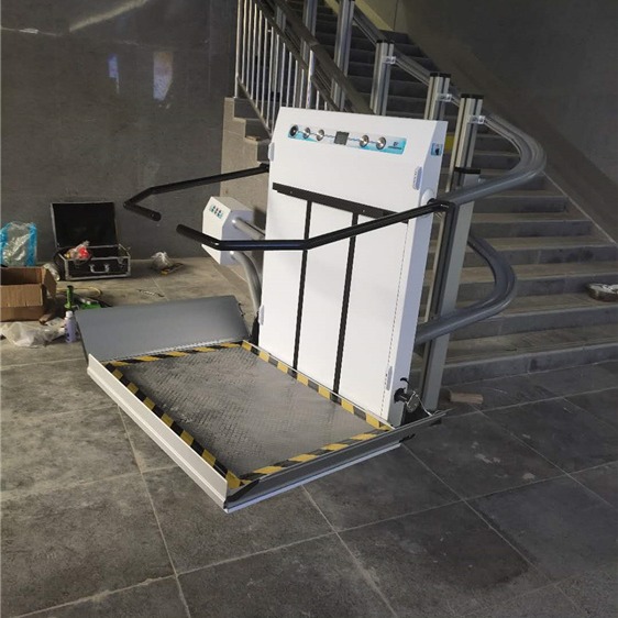 定制轮椅坡道升降机 斜挂式电梯 无障碍通道肇庆市