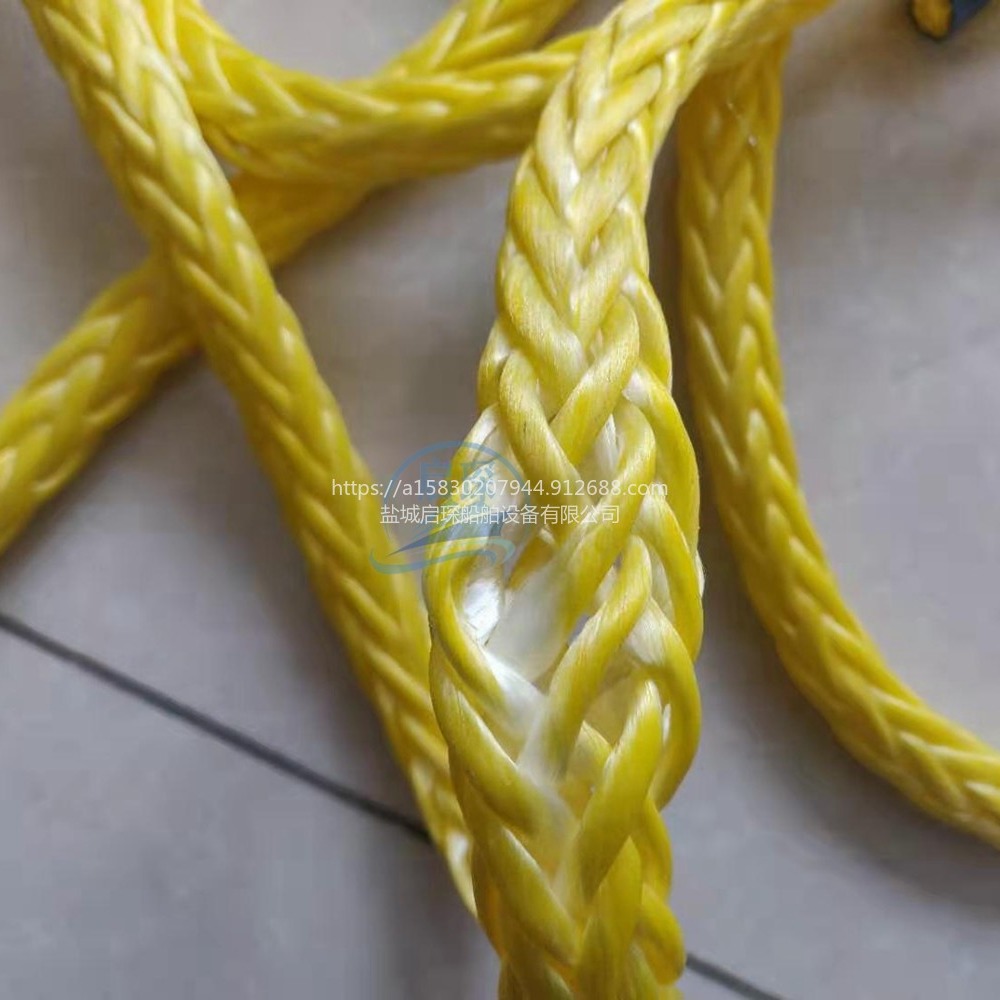 缆绳厂家直销丙纶长丝三股缆绳Φ9.3mm 船用缆绳  有现货W