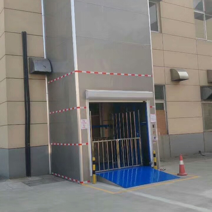 仓储载货电梯 液压式货梯 货物升降机柳州市厂房货梯