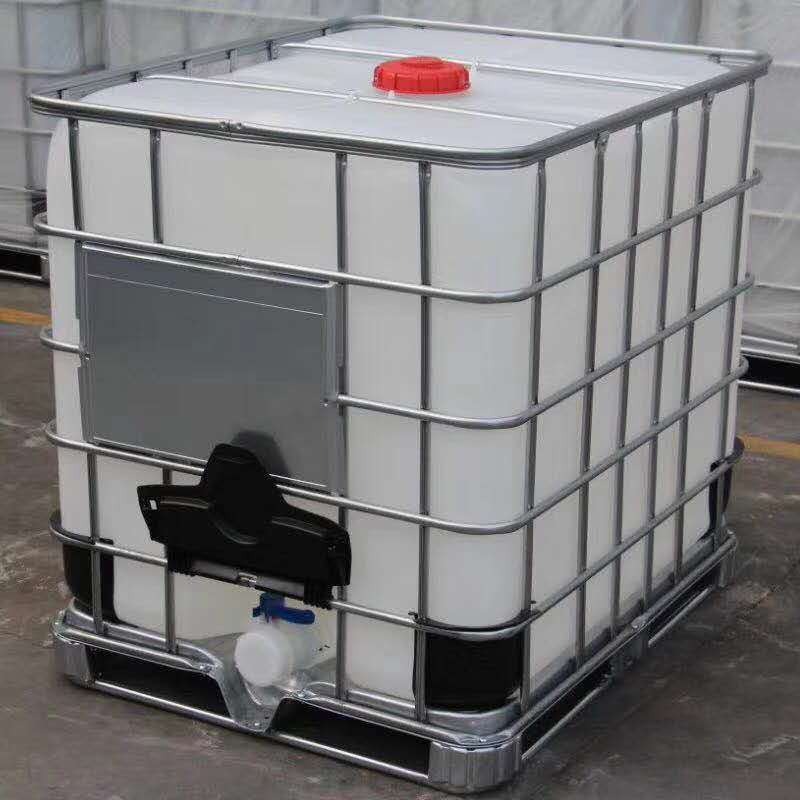防静电吨桶 卡谱尔方形塑料桶 带金属框架可叠加 1000升水容量