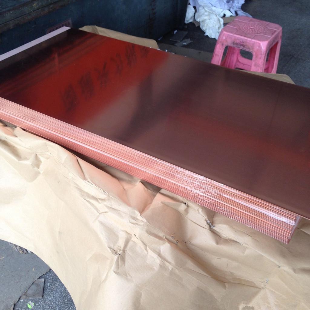 T1高纯紫铜薄板 H62环保超平板 QBe1.9-0.1铍青铜板